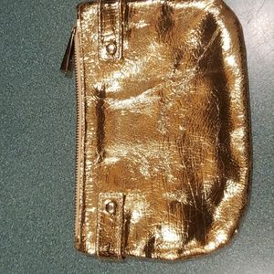 Rebecca minkoff 9x6 EUC gold clutch